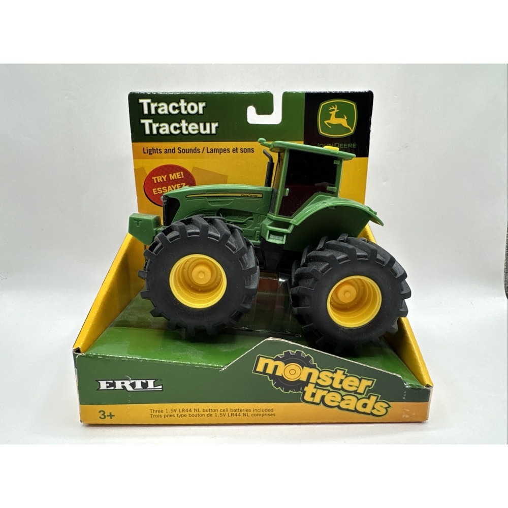 New 2011 ERTL John Deere‎ Monster Treads Tractor with Sounds and Lights